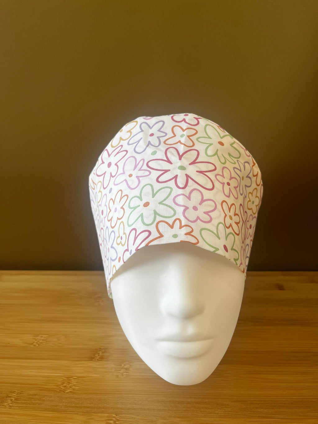 Calot fleurs multicolores