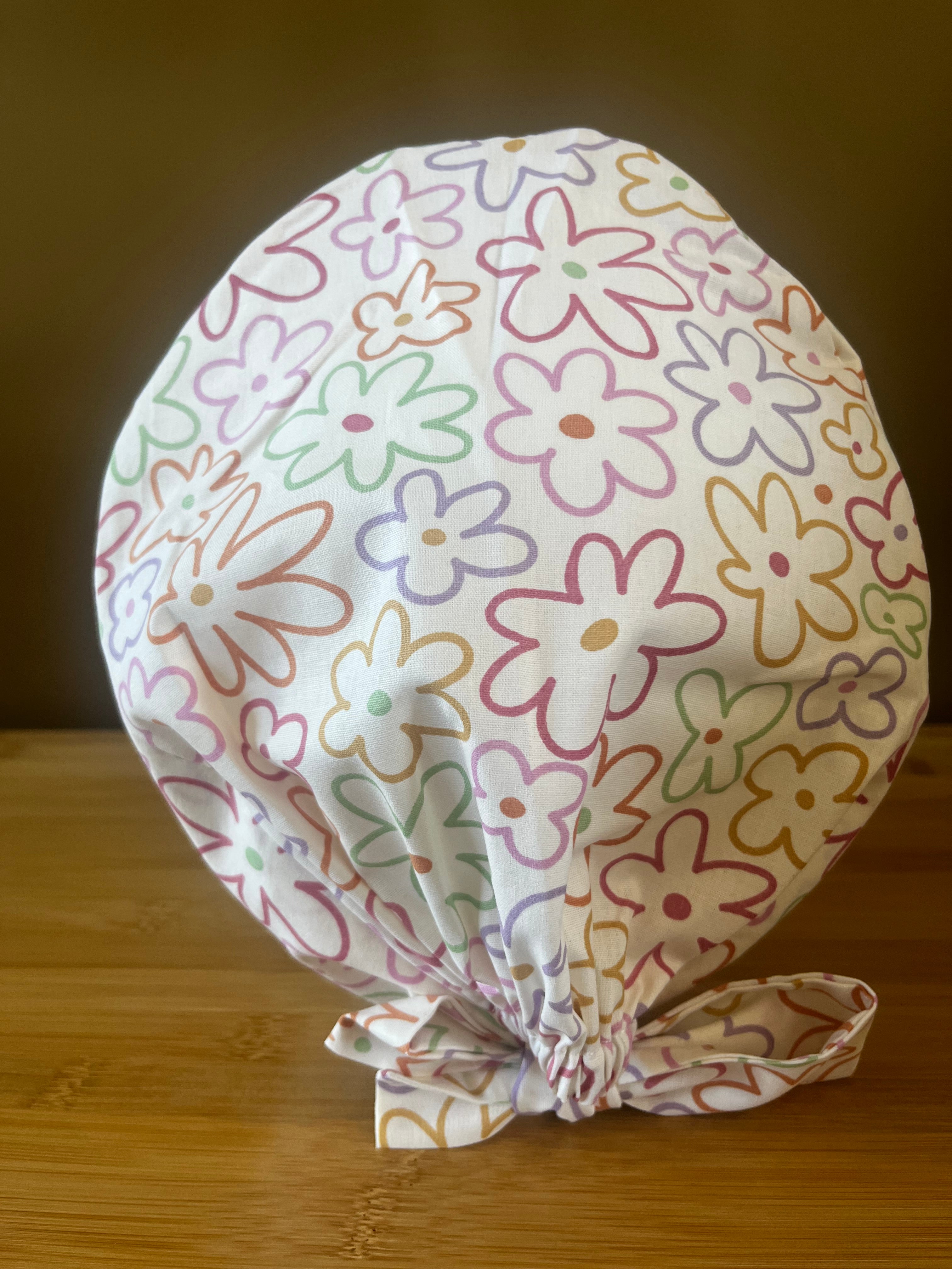 Calot fleurs multicolores