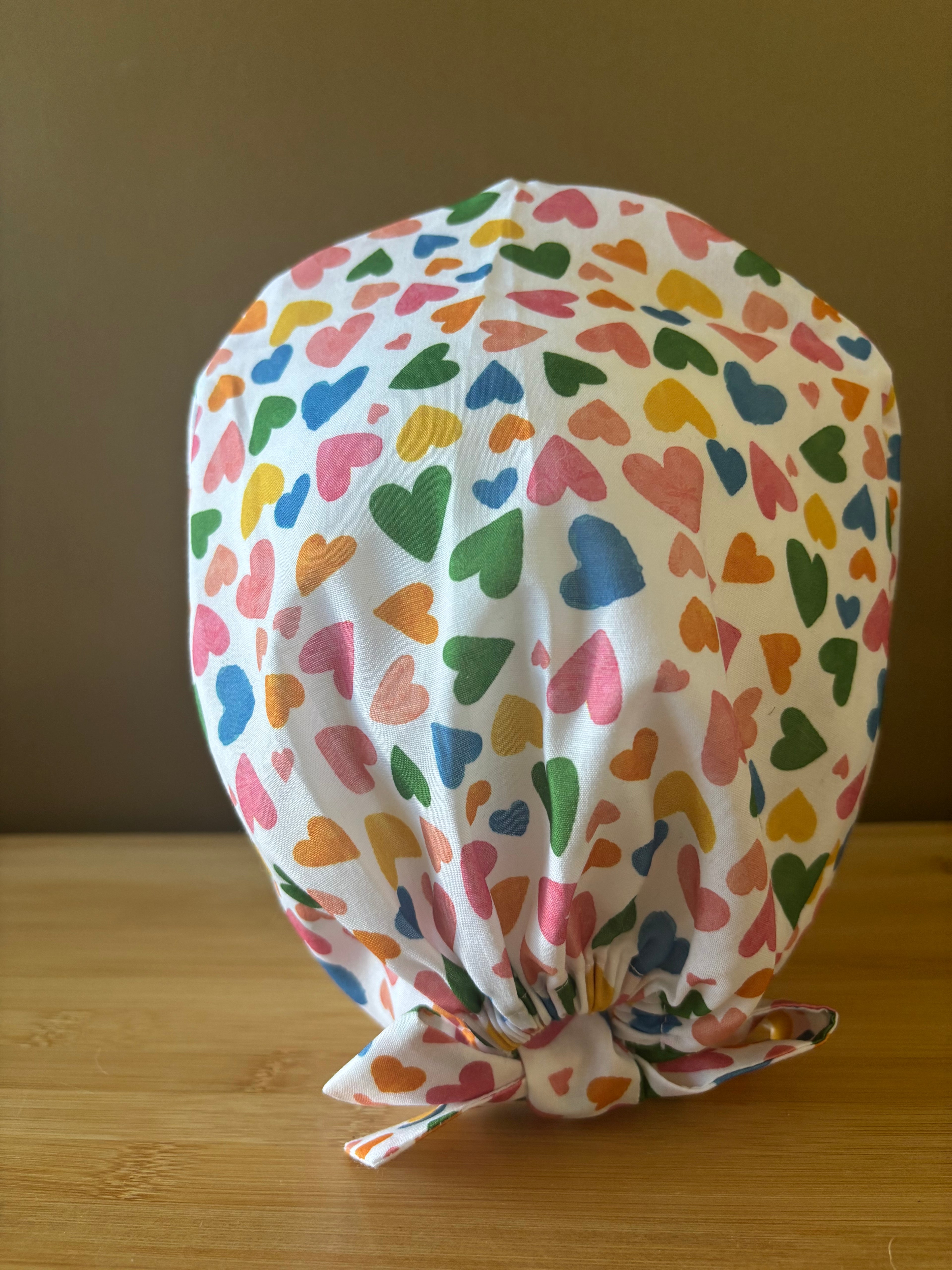 Calot cœurs multicolores
