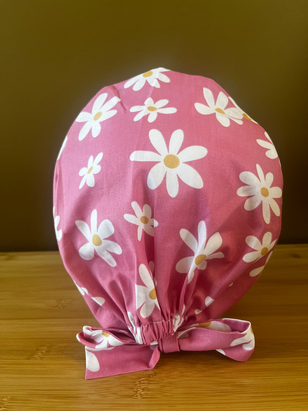 Calot pâquerettes blanches et roses