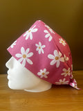 Calot pâquerettes blanches et roses
